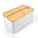 LL6362.Stax Eco Lunch Box with Phone Holder Lid
