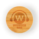 LL4998.Discus Bamboo Bottle Opener Coaster