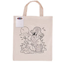 LL5522.Colouring Short Handle Calico Bag & Crayons