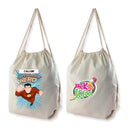 LL506.Calico Drawstring Library Backpack