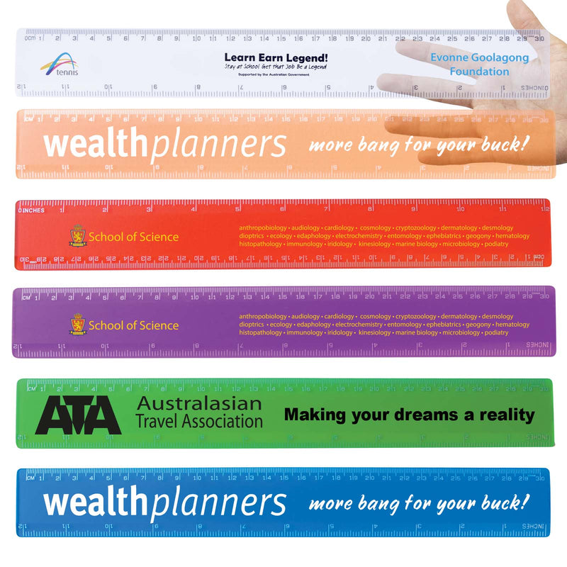 LL11.Transparent 30cm Ruler