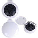 LL1634.Compact Pop Up Brush / Mirror Set