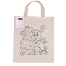 LL5522.Colouring Short Handle Calico Bag & Crayons