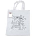 LL5520.Colouring Short Handle Cotton Bag & Crayons