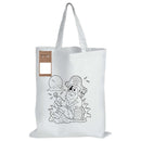 LL5523.Colouring Short Handle Cotton Bag & Pencils
