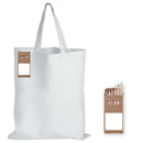 LL5523.Colouring Short Handle Cotton Bag & Pencils
