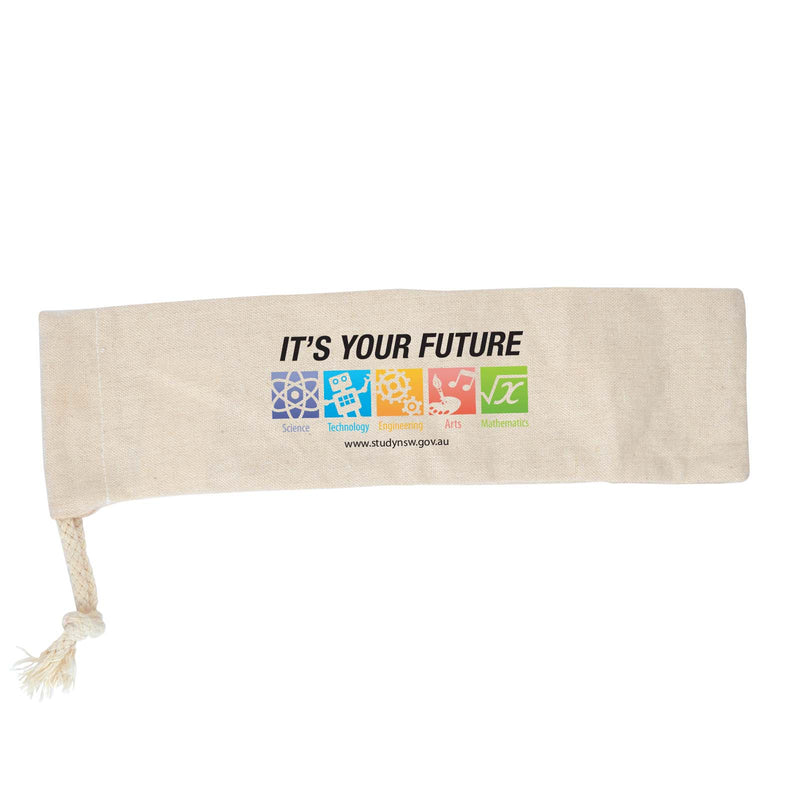 LL8784.Calico Drawstring Pouch