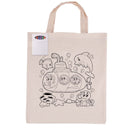 LL5522.Colouring Short Handle Calico Bag & Crayons