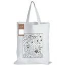 LL5523.Colouring Short Handle Cotton Bag & Pencils