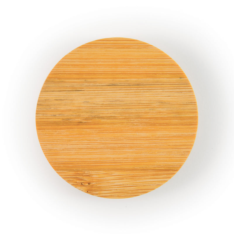 LL4998.Discus Bamboo Bottle Opener Coaster