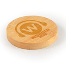LL4998.Discus Bamboo Bottle Opener Coaster