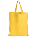 LL509.Coloured Cotton Short Handle Tote Bag