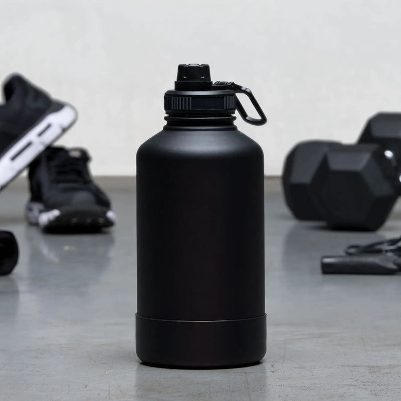 1.9L Black drink bottle employee gifts.