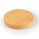 LL4998.Discus Bamboo Bottle Opener Coaster
