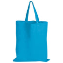 LL509.Coloured Cotton Short Handle Tote Bag