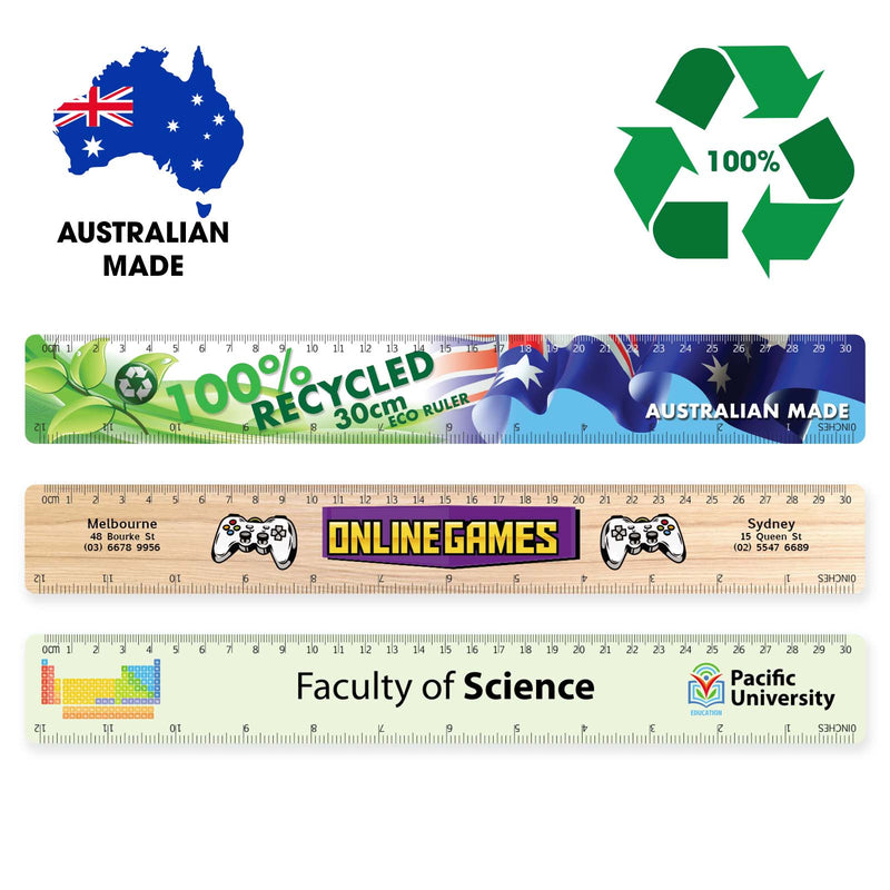 LL19.Recycled Eco 30cm Ruler