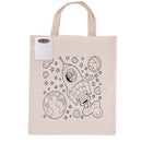 LL5522.Colouring Short Handle Calico Bag & Crayons