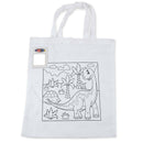 LL5520.Colouring Short Handle Cotton Bag & Crayons