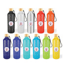 LL6997.Gelato Aluminium Drink Bottle with Bamboo Lid