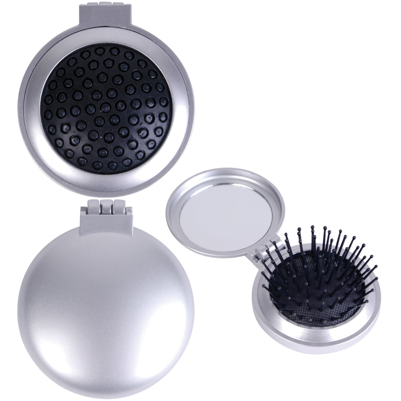 Compact Pop Up Brush / Mirror Set